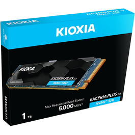 SSD KIOXIA Exceria Plus G3 1TB NVMe PCIe 4.0 M.2 Gen4 - Швидкість 5000 МБ/с