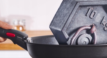 Набір сковорідок Tefal Ingenio So'Light (24/28 см), антипригарне покриття, 3 предмети