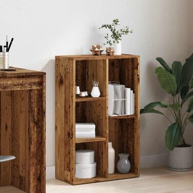 vidaXL Artisan Oak Bookshelf - 50x25x80 cm