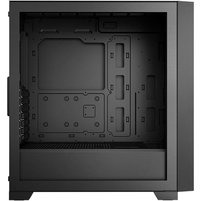 Корпус ПК Tower ATX CPS C3T500 ARGB: 6 вентиляторів ARGB, підтримка RTX 40, двостороннє скло, без колонок (Чорний)