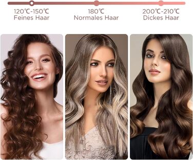 Автоматичний локон PARWIN PRO BEAUTY 25mm з нано-титановим покриттям, LCD дисплеєм, 120-210°C