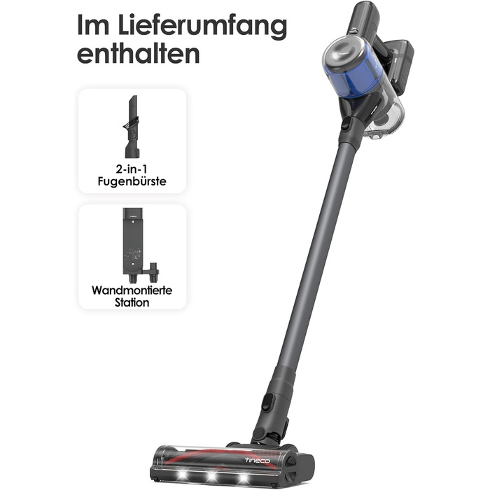 Бездротовий пилосос Tineco Pure ONE S30: 150AW, до 65 хв роботи, ZeroTangle-щітка, LED-підсвітка, для твердих поверхонь