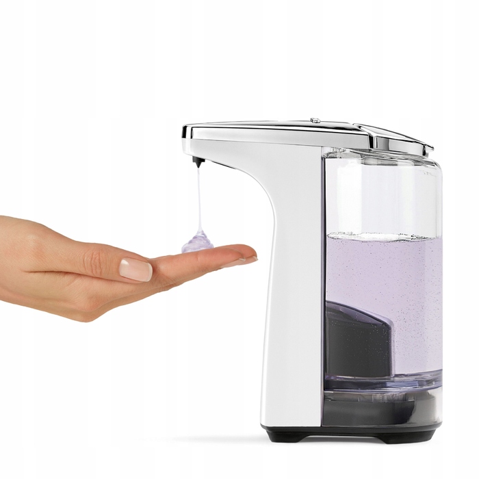 Безконтактний дозатор для мила Simplehuman, настільний, 225 мл, білий