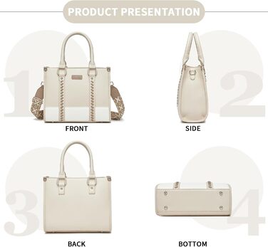 Сумка жіноча Miss Lulu середнього розміру через плече, бежева (4-2) з рельєфним малюнком лічі, з внутрішніми кишенями для роботи, відпочинку та повсякденного використання