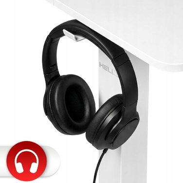 Електричний стіл з регулюванням висоти Hell's Chair White, 120x60 см