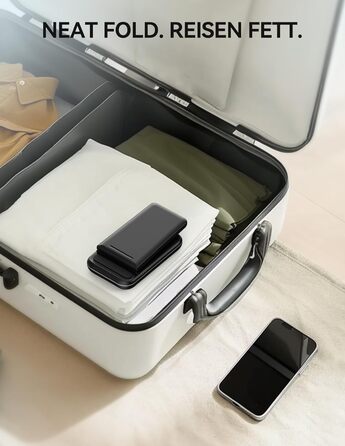 TECKNET Бездротова зарядка 3 в 1, Складна індукційна станція, Швидка зарядка для iPhone 17/16/15/14/13/12/11/Pro Max, Apple Watch Ultra/11-3/SE, AirPods Pro 3-2/4-2, Чорний