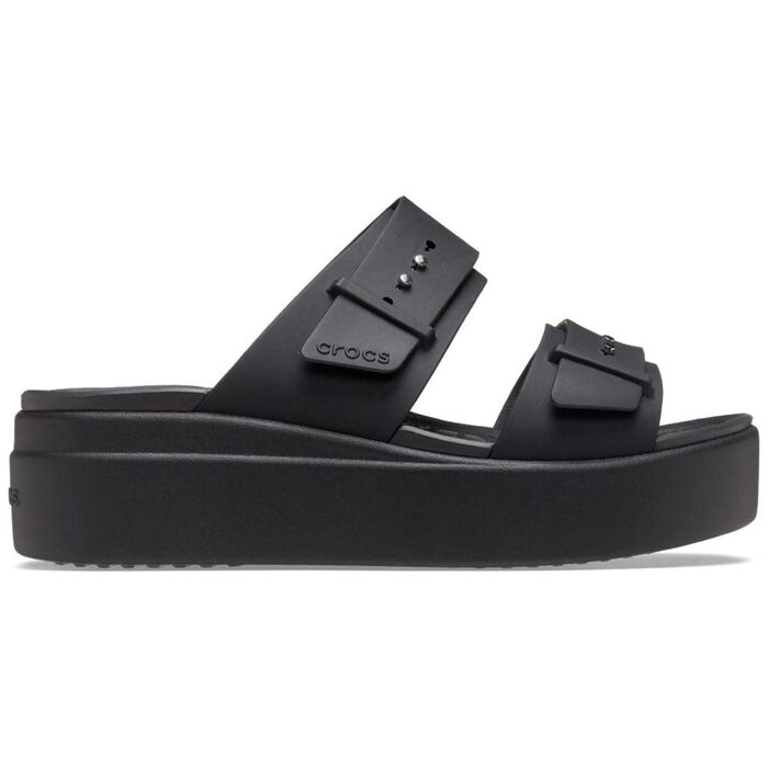 Crocs Brooklyn Buckle Wedge сандалі жіночі чорні 38/39 EU