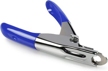 Професійні ножиці для стрижки кігтів собак та котів з пилочкою, нержавіюча сталь, блакитні