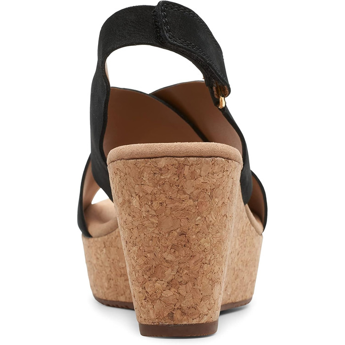Босоніжки Clarks Annadel Eirwyn на підборах, чорні, нубук, 40 EU