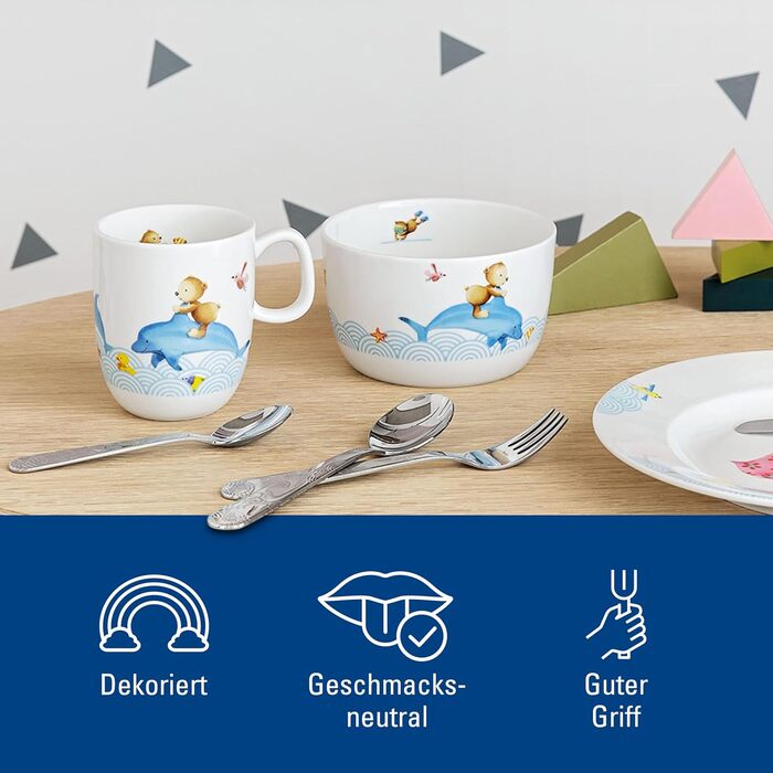 Дитячий набір столових приборів Villeroy & Boch Happy As A Bear (4 штуки)