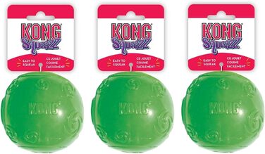 Іграшка для собак KONG Squeezz Ball, середній розмір, 6,3 см, 3 шт.
