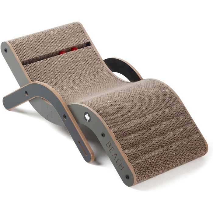 Крісло-лежанка для котів Beach Chair від CanadianCat Company: крізь-доріжка, лежанка, гамак | 70 x 35 x 25 см