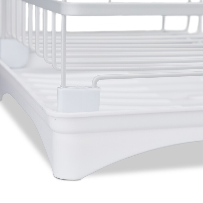 Relaxdays Dish Drainer with Automatic Drainage