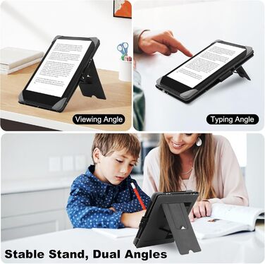 Чохол для Kindle, Kobo, Pocketbook, Tolino, Sony eReader (6.8'') з підставкою, шкіра, Konstellation