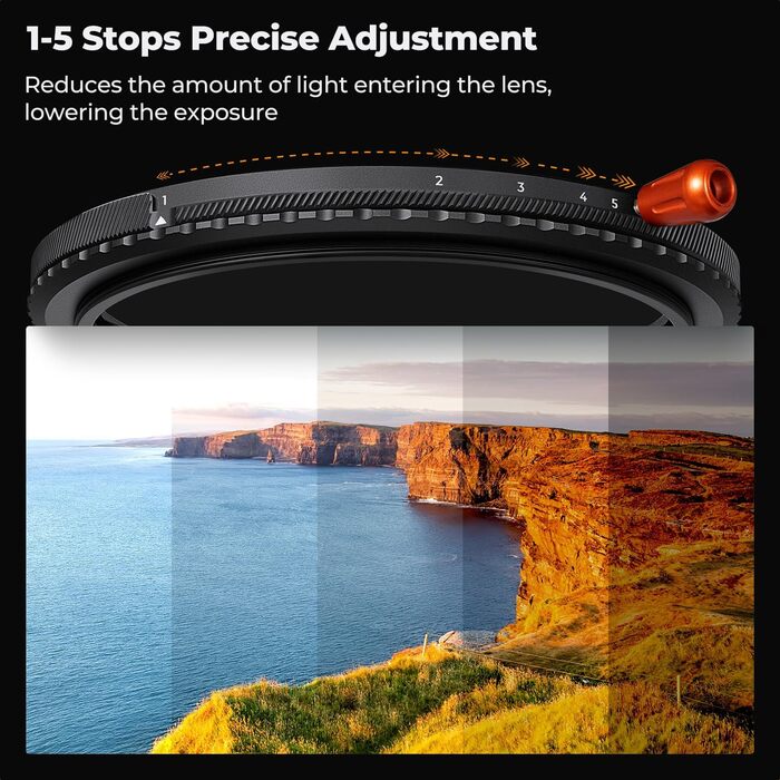 Фільтр K&F Concept 95mm 3-в-1: ND2-32, CPL, Black Mist (Nano Xcel)