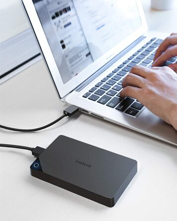 Корпус для жорсткого диска Inateck 3.5 USB 3.0: Зовнішній корпус HDD/SSD з підтримкою UASP та живленням 12V/2A (2.5/3.5 дюйми)