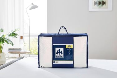 Irisette Kamel Warm Duo Winter Blanket - Made in Germany - Duo duvet made of camel hair for winter, 135 x 200 cm, white, Öko-Tex certified 135x200 cm Duo Single