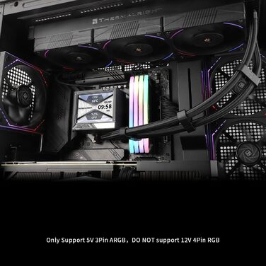 Thermalright Mjolnir Vision 360 ARGB: Смарт-рідинний кулер для CPU з IPS-дисплеєм, підтримка AM4/AM5/LGA1700/1851