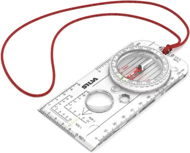 Silva Kompass Outdoor - Expedition 4 Hiking Compass - Map Scales 1:25k, 1:40k, 1:50k - Marching Compass for Advanced Users - Rotating Compass Housing - Military Compass