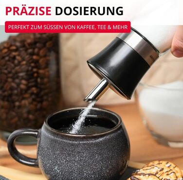 Дозатор для цукру Westmark Blacky, 190 мл, скло/нержавіюча сталь/пластик