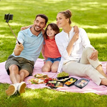 Набір контейнерів для їжі Meal Prep, 20 шт., 32 oz (2 відділення) - BPA Free, для мікрохвильової печі, морозильника та посудомийної машини