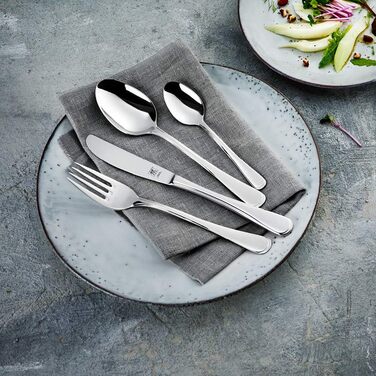 Набір столових приборів ZWILLING Nottingham 68 предметів для 12 осіб, нержавіюча сталь 18/10, полірування, сріблястий, преміум якість