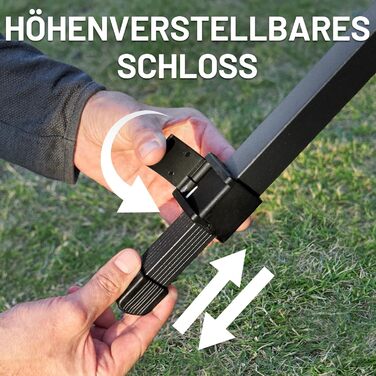 Складний кемпінговий стіл Timber Ridge 125x80 см, регульована висота, для 6 осіб, для пікніка, саду, походу, подорожей