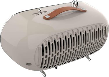 Обідній нагрівач Cecotec ReadyWarm 1500 Ceramic Retro: керамічний, 1500 Вт, регульований термостат, 2 режими, безпека, 15 м², бежевий