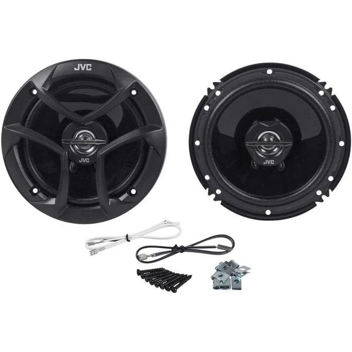 Автоакустика JVC CS-J620 16 см, 2-смугові коаксіальні динаміки, чорні, одиночний