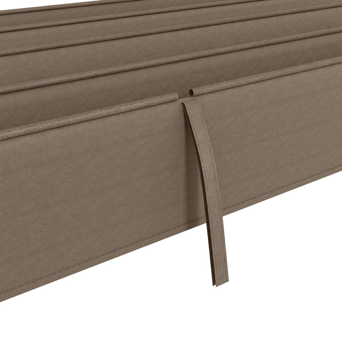 Outsunny Replacement Canopy for 2.85 x 2 m Pergola, Water-Repellent Retractable Wave Canopy with Rain Drainage Holes, UV Protection 30+, Winter-Proof Shade Cover for Garden, Balcony, Terrace, Cafe | Aosom