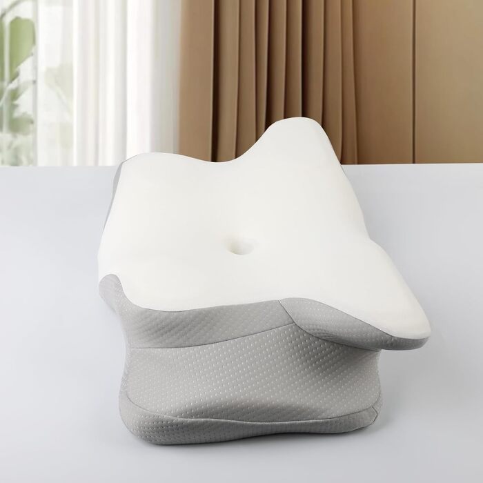 PHYSEN Memory Foam Pillow for Neck Pain, Head Pillow, Ergonomic Orthopedic Sleeping Pillow, Comfortable Side Sleeper Pillow for Side, Back & Stomach Sleepers, 62x41x13cm