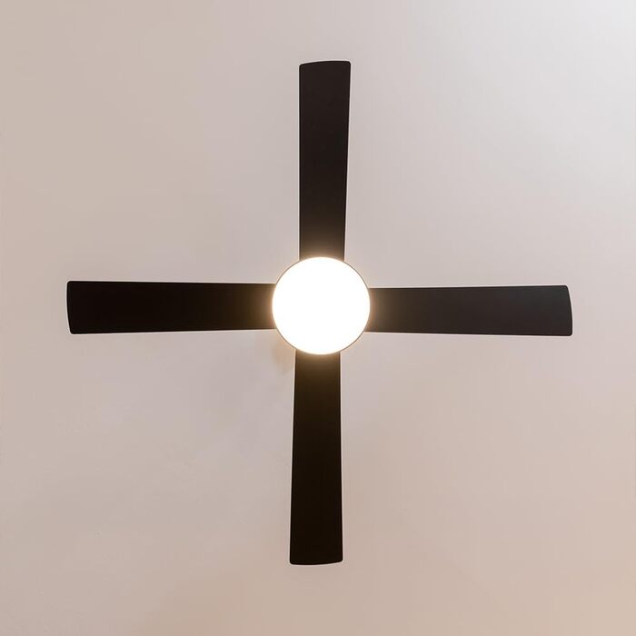 Стельовий вентилятор Cecotec Aero 5200 Line з пультом, LED підсвіткою, таймером та функцією зими, 132 см, 60 Вт, чорний