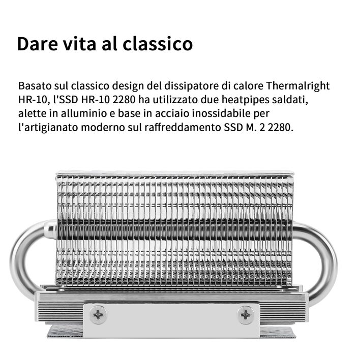 Радіатор охолодження SSD TR HR10 2280 з тепловими трубами та вентилятором PWM для ПК