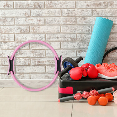 Relaxdays Pilates Ring Pink