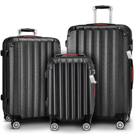 Набір валіз Monzana® 3шт (M-L-XL), зелений - з замком, органайзером та вагами. Hartschalenkoffer, Trolley Set