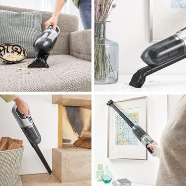 Пилосос Bosch Flexxo 2в1 BBH3P280, бездротовий, акумуляторний, безмішковий, висока потужність, довга автономність, LED-насадка, для всіх типів підлог, темно-сірий, 28В