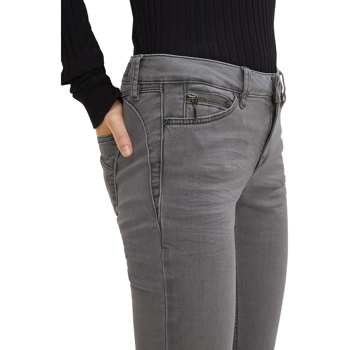 Джинси скінні TOM TAILOR Jona Extra (Mid Stone Blue Grey Denim) - жіночі, оригінал