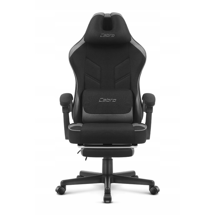Ігрове крісло Cabro C504, чорно-сіре