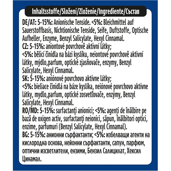 Пральний порошок Omo XXXL для прання, 85 циклів, 5.1 кг