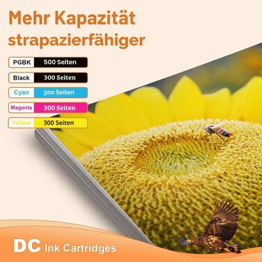 Комплект картриджів D&C для принтера Canon PGI-550, CLI-551 XL (20 шт.), сумісні чорнильні картриджі Multipack