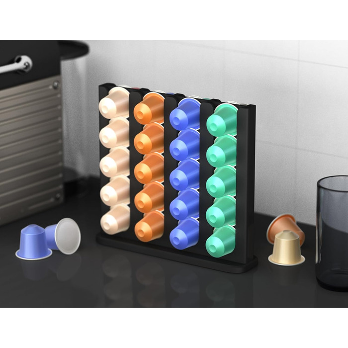 Тримач для капсул Nespresso NewGround Designs (40 капсул) - органайзер, стійка, настінний