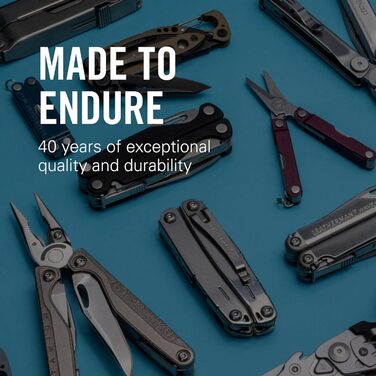 LEATHERMAN - Rev, compact multi-tool with package opener and screwdrivers, with nylon holster