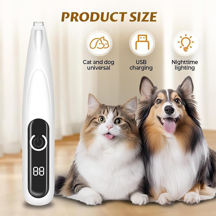 Триммер для собак Pw Trim Pro: тиха, водонепроникна модель для догляду за лапами, очима, вухами та обличчям