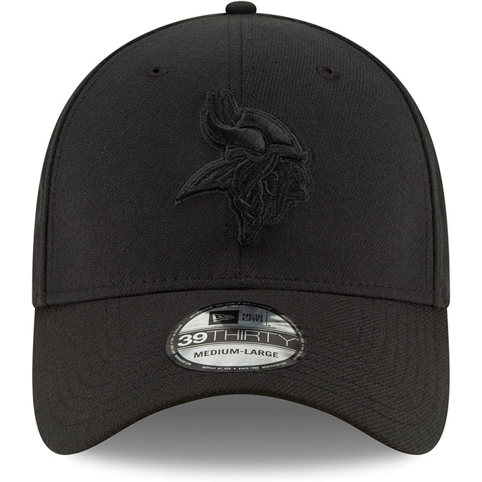 Кепка New Era NFL Vikings 39thirty бейсболка чорна M-L ліцензійна