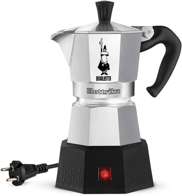 Кавоварка Bialetti 2 чашки, алюміній (сучасний дизайн)