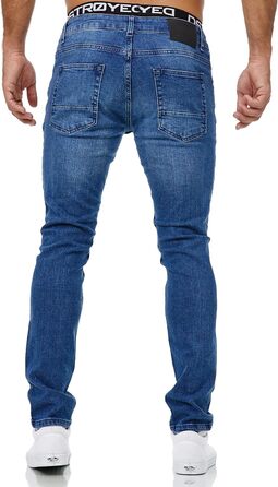 Чоловічі джинси Merish Slim Fit Stretch Denim 9148-2100 (32W/32L, синій 1509-2)