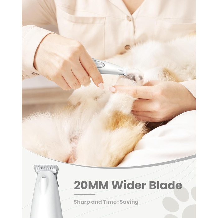 Триммер для собак Pfotentrimmer Paw Trim Pro: тиха, акумуляторна машинка для догляду за лапами, вухами та обличчям