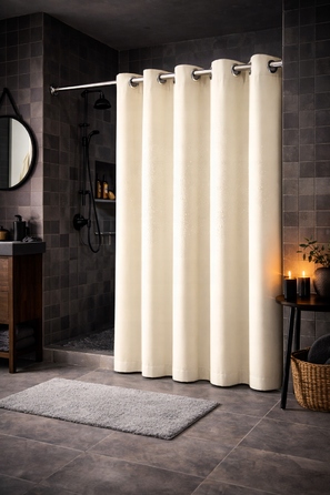 Текстильна штора для ванни NOW-ART 150 x 200 см