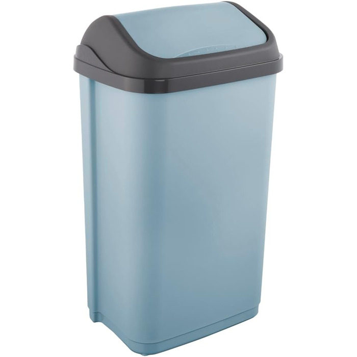 Відро для сміття Keeeper з кришкою-маятником, Swantje, сірий (Nordic Blue), 50 л