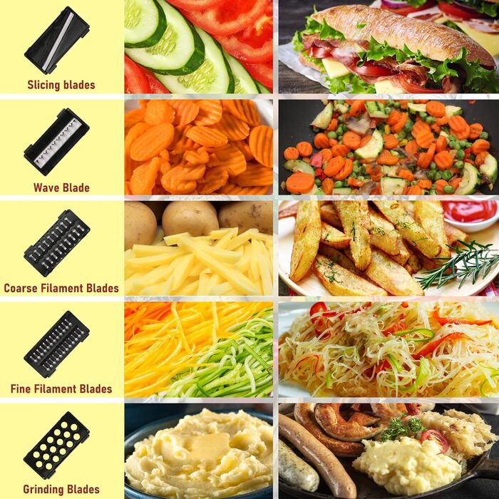 Мультиінструмент для овочів Nu Desire 26-в-1: слайсер, тертка, кубик-різак, спіралізатор, для овочів, фруктів, моркви, цибулі